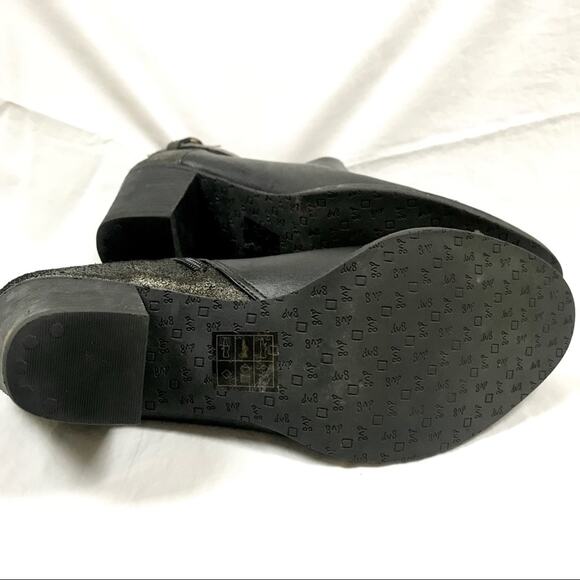 Dolce Vita 'Jossie' Ankle Bootie in Black/Gold Vegan Leather Women's Size 8 $120 - Picture 11 of 11